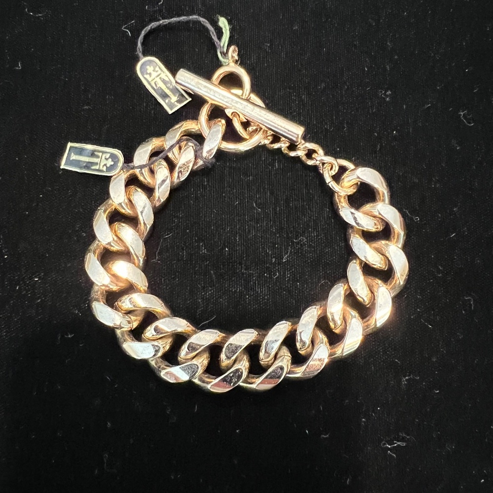 Vintage Trafari gold tone bracelet with tags